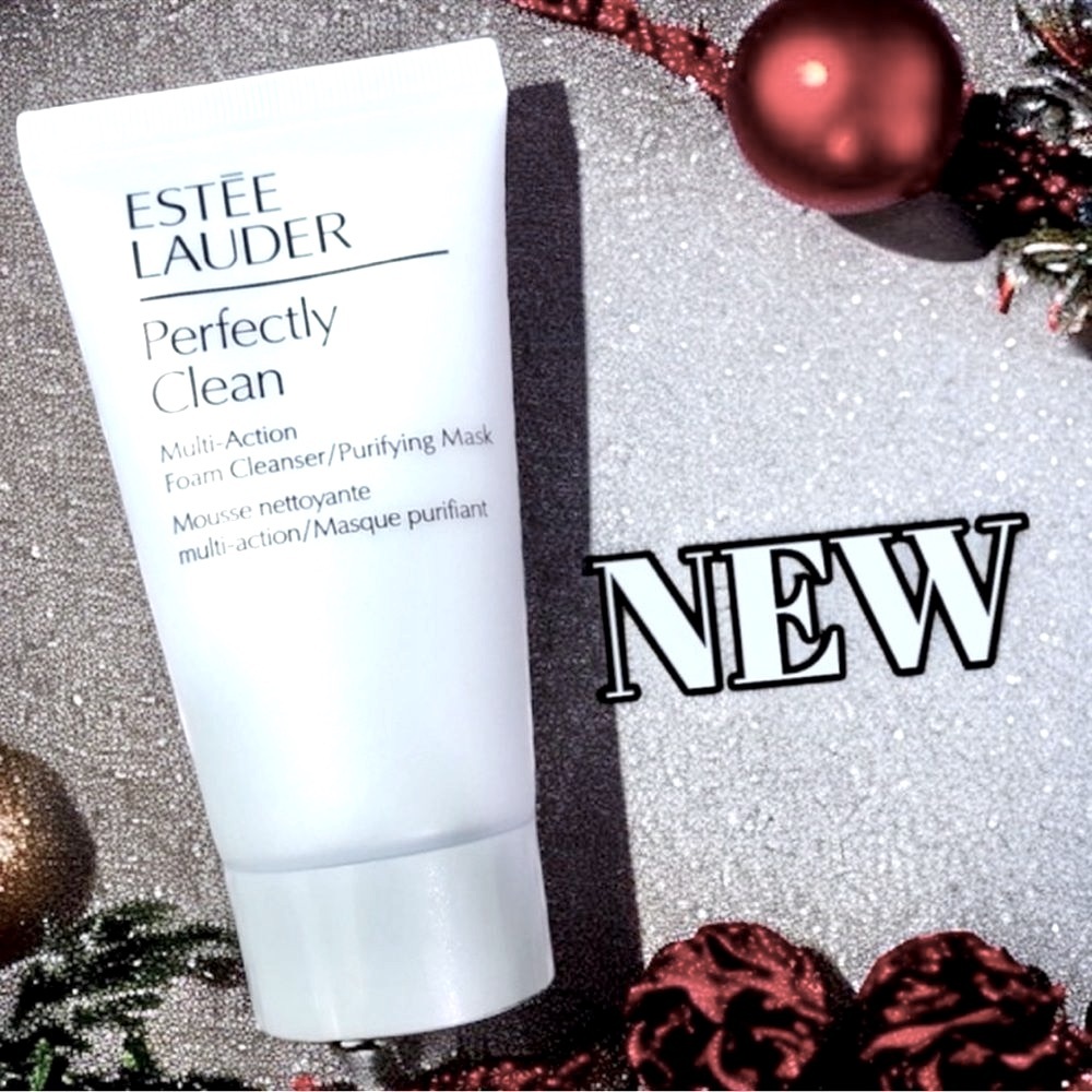 💎 Estée Lauder Perfectly Clean Foam Cleanser & Mask • Deluxe Travel Size 🍭 - Picture 2 of 6